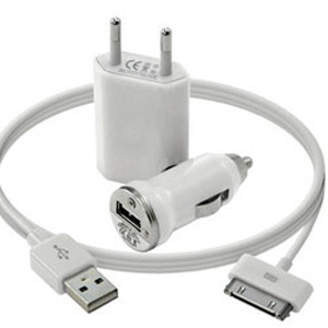 3in1 USB Charger for iPhone and iPod