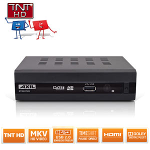 Receptor TDT HD Grabador Axil