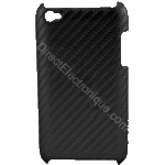 Coque Carbone Noir pour iPod Touch 4