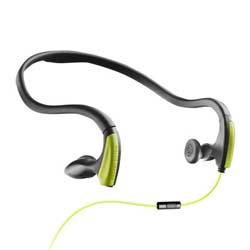 Energy Earphones Running One Neon Green