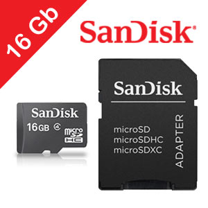 Sandisk Micro SDHC Karte16Gb