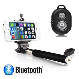 Selfie Stick with Bluetooth Remote