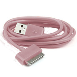 Cble USB Rose pour Apple