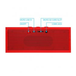 Water Cube BLUETOOTH Speaker - Red